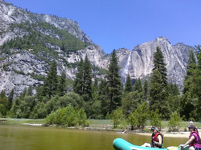 Beautiful views from the Merced river