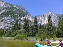 Beautiful views from the Merced river