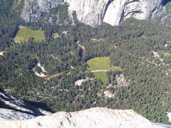 The valley floor - campgrounds, gift shops, etc.